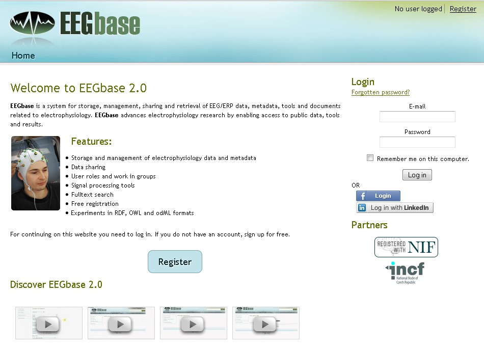 EEG portal